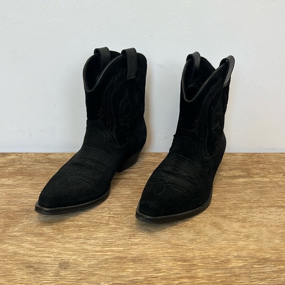 BA&SH Colt Suede Ankle Boots - Picture 3 of 6